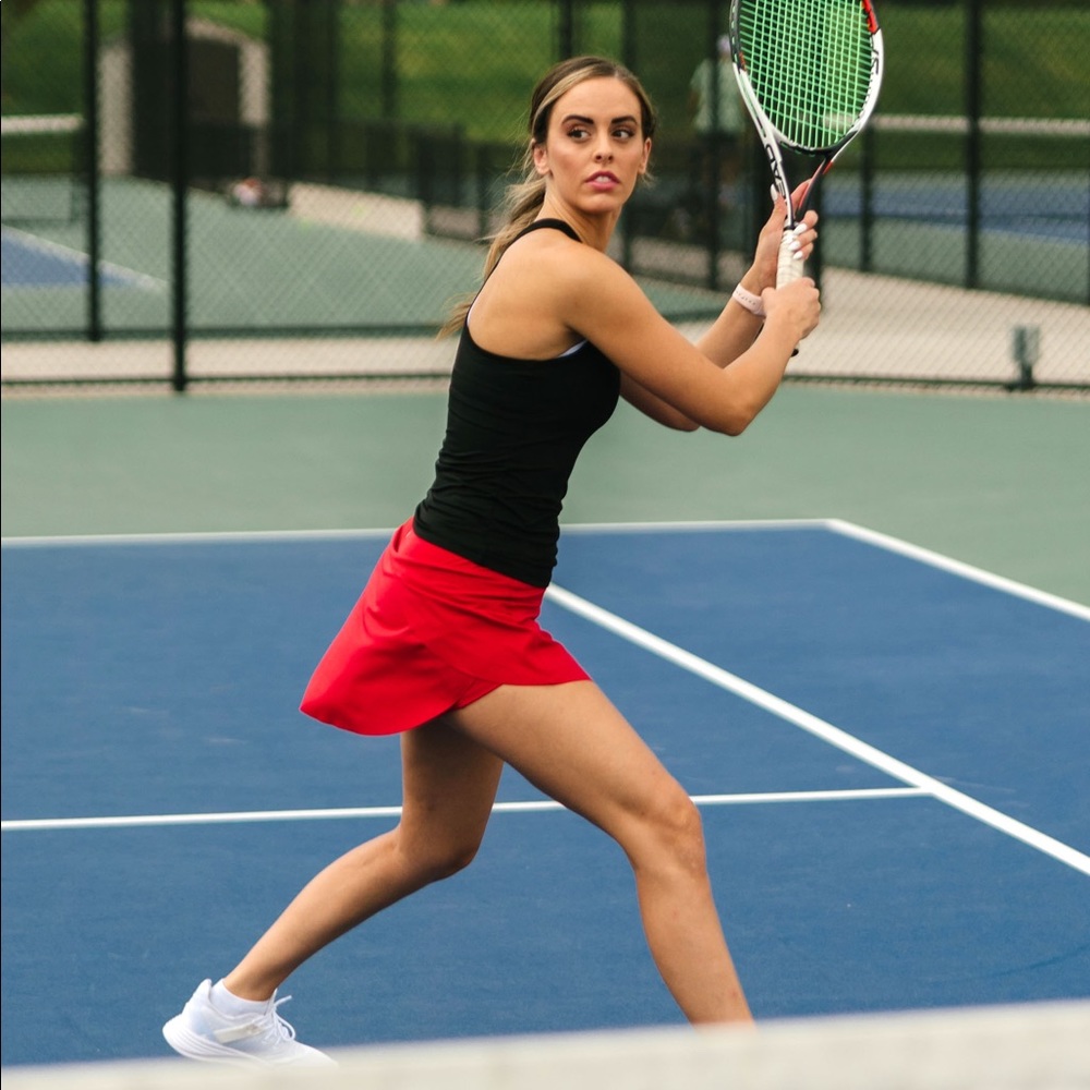 Red Zyia Grand Slam Skirt size S